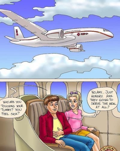 أماندا مغامرة على A الطائرة