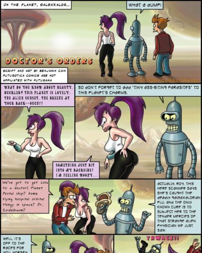 futurotica truyện tranh (futurama và ngôi sao trek parodies)