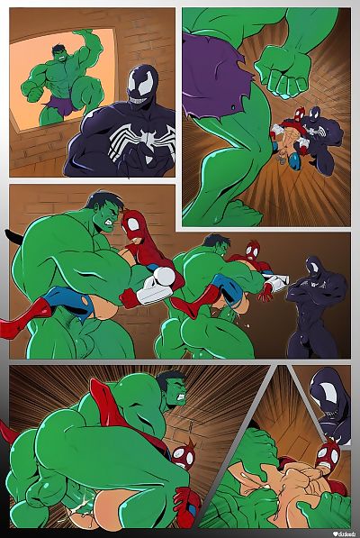蜘蛛侠 vs 绿巨人