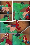 spidey đấu với hulk