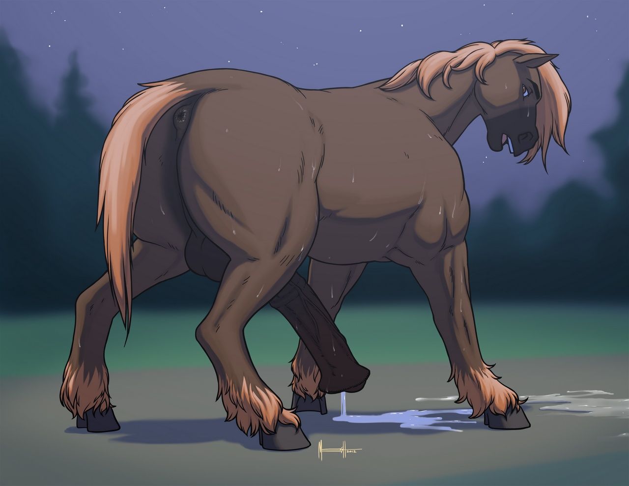 Porn horse animation Animals Cartoon