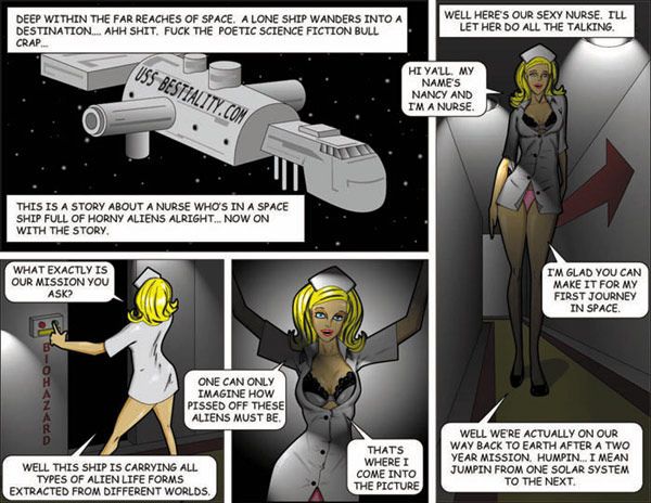 Alien Toon Nurse Porn - Reno] Space Nurse at ComicsPorn.Net