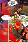 [online superheroes] فلاش في فاجر البيت (justice league) جزء 2