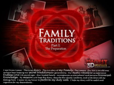 семья traditions. часть 1 incest3dchronicles