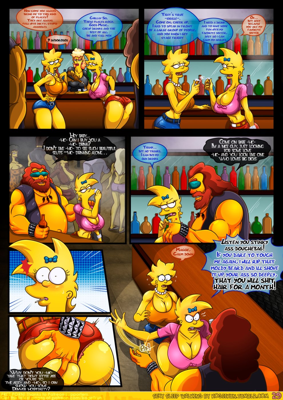 Simpsons sexy sleep walking2 comic porn