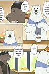 [otousan (otou)] shirokuma San w haiiroguma San ha Эччи surę Tacke Polar niedźwiedź i grizzly po prostu u seks [@and_is_w]