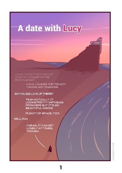 um data com Lucy