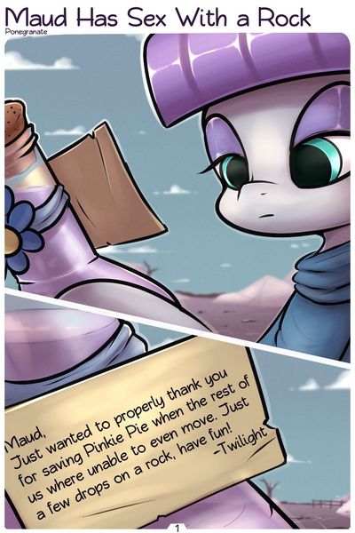 [Ponegranate] Maud Has Sex With a Rock (My Little Pony: Friendship is Magic)