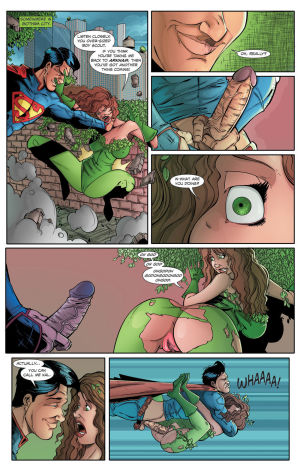 superman y Veneno Ivy