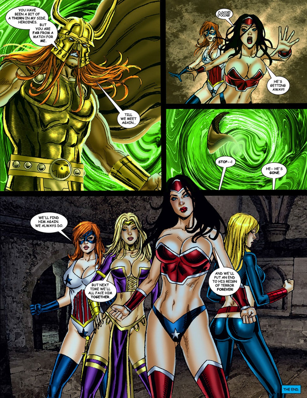 9 die superheldinnen vs Kriegsherr 3 Teil 2