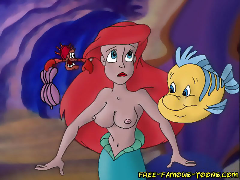 berühmt toons Meerjungfrau Ariel gefickt schwer Teil 15
