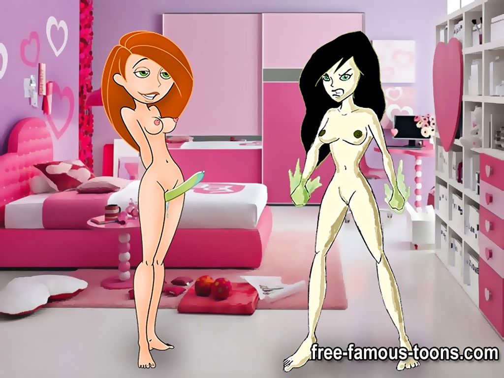 Kim möglich berühmt Cartoon redhead Mädchen Versteckt Orgie Teil 14
