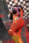 peituda 3d Babe no um stripper pólo mostra Grande natural mamas parte 419