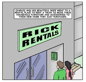 illustrated interracial- Rent