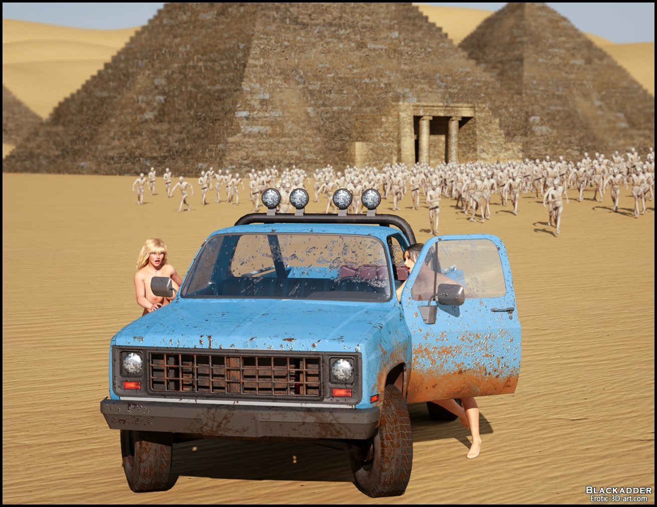 blackadder Viaje a egipto 3 Parte 4