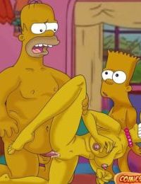 w The simpsons Zmysłowy Homer i Marge