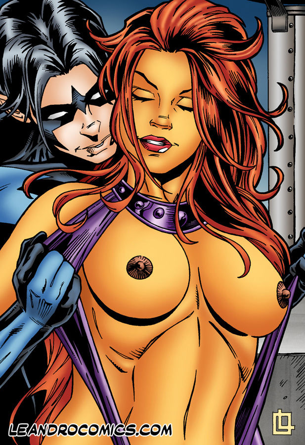 Teen Titans- Starfire And Nightwing