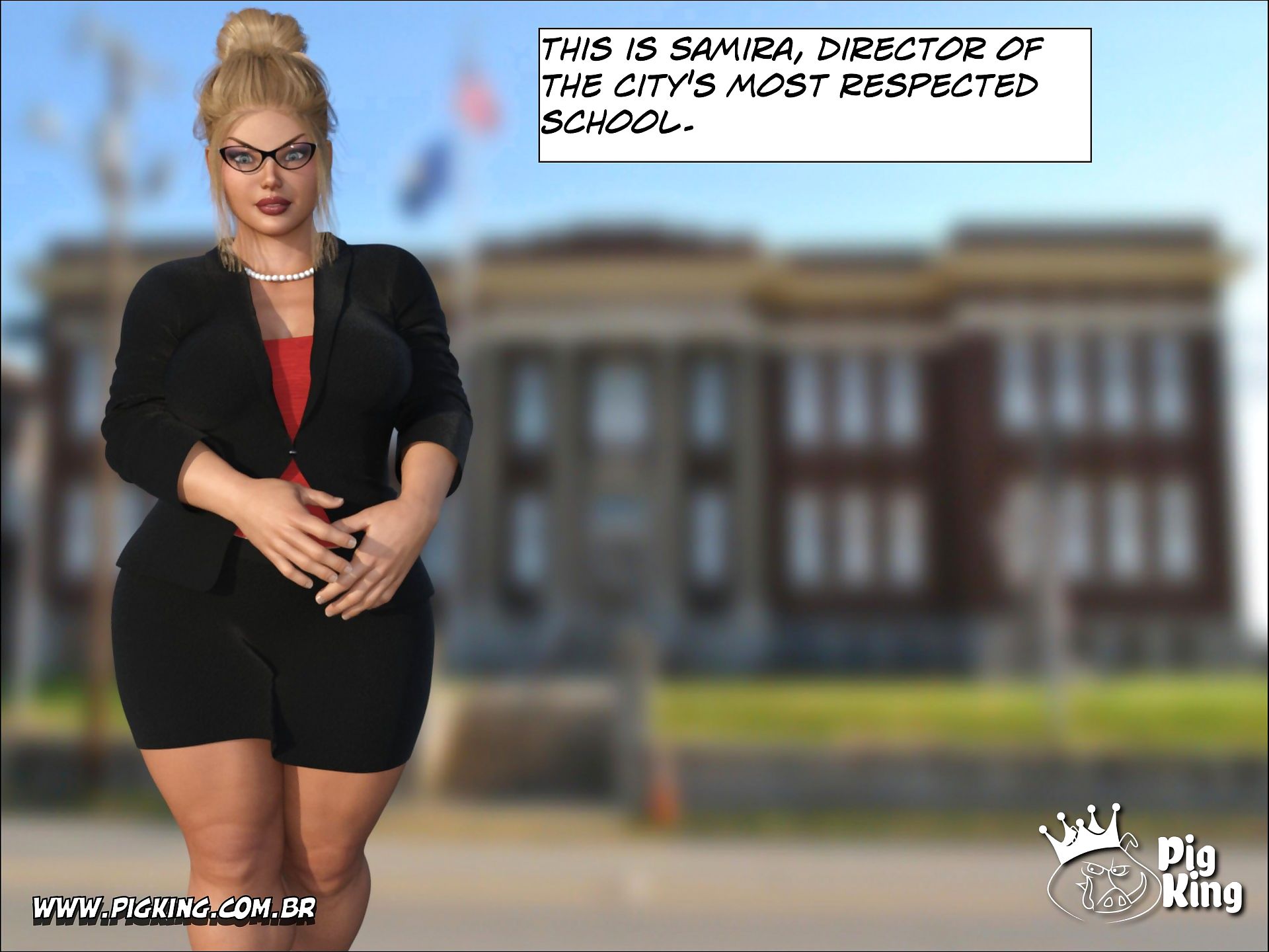 Pig King- Samira In- Insatiable School Principal