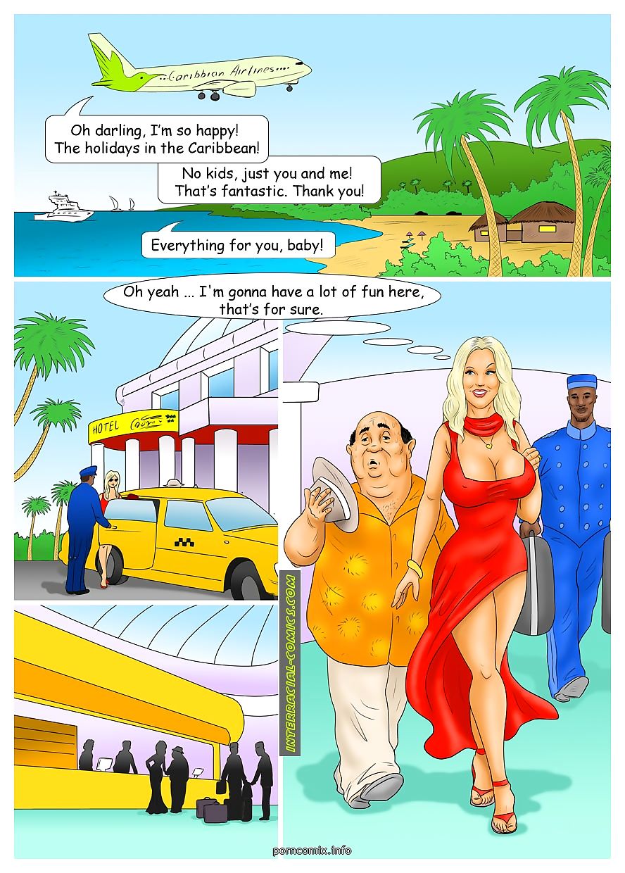 die Karibik Urlaub interracial
