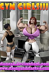 strongand stacked Fitness-Studio girls!!!