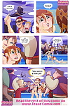 Tease Comix- Cheer Fight- Kim Possible & Bonnie Oil Wrestling