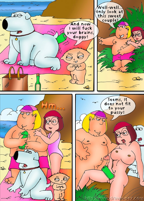 Family Guy - Beach Play,Drawn Sex