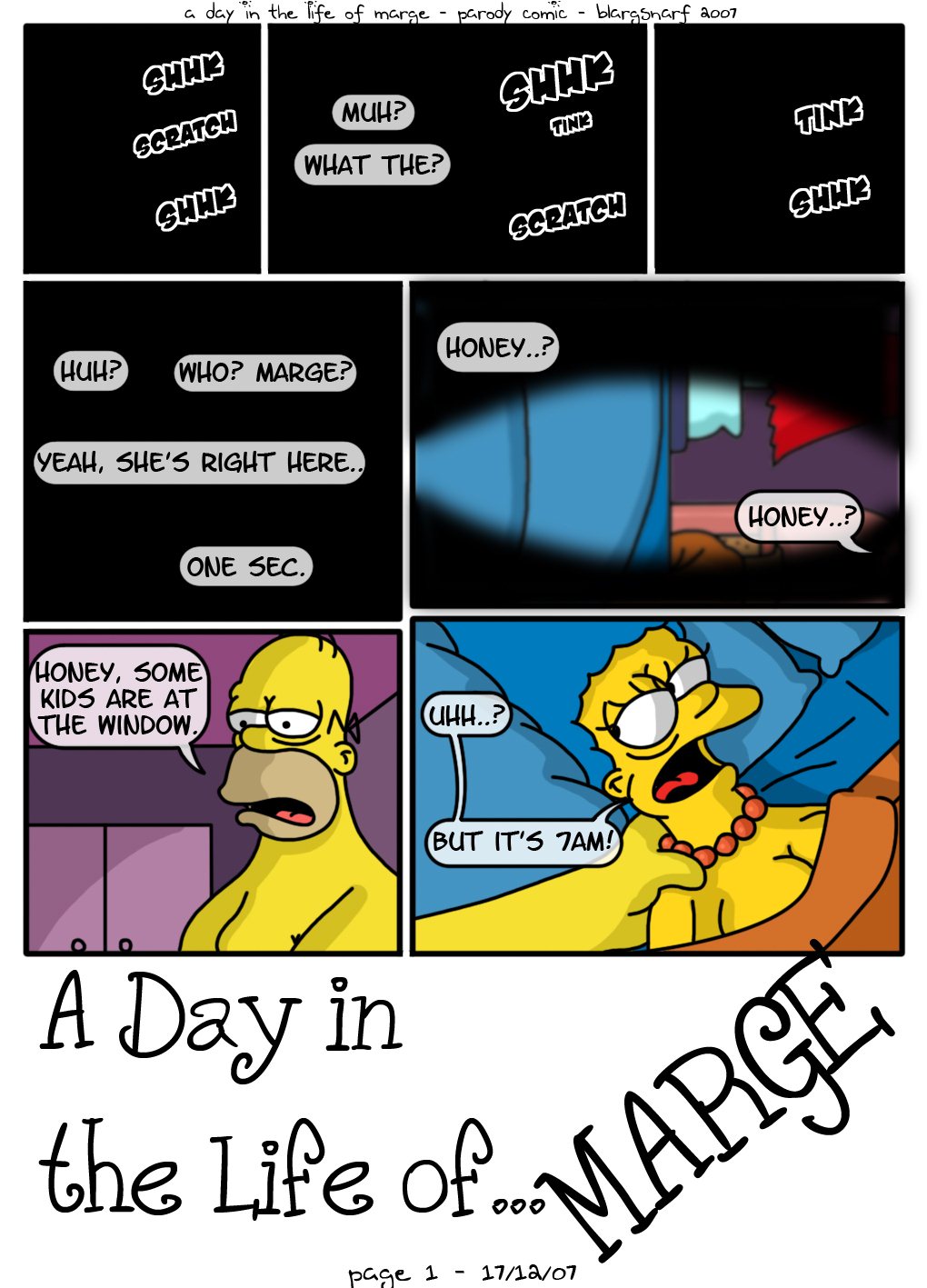 A dzień w Życie z Marge (the simpsons)