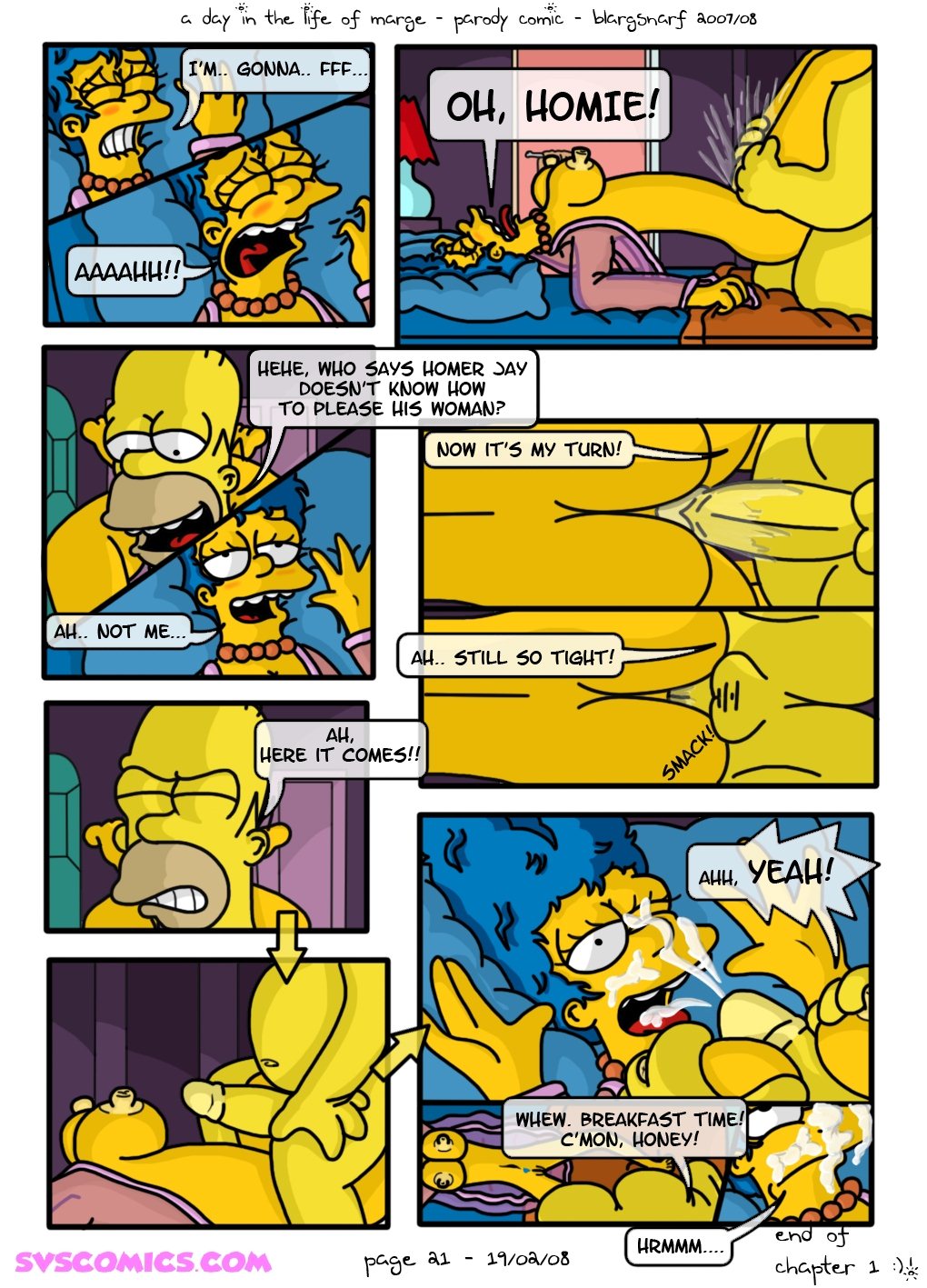 A dzień w Życie z Marge (the simpsons) część 2