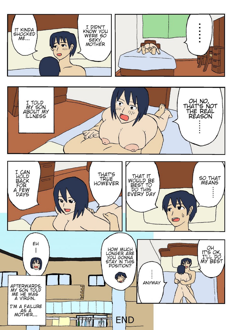 Mother\'s Failure Mother and Son- Hentai