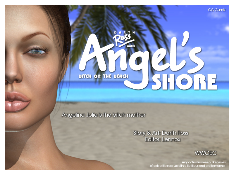 أنجلينا جولي angel\'s الشاطئ
