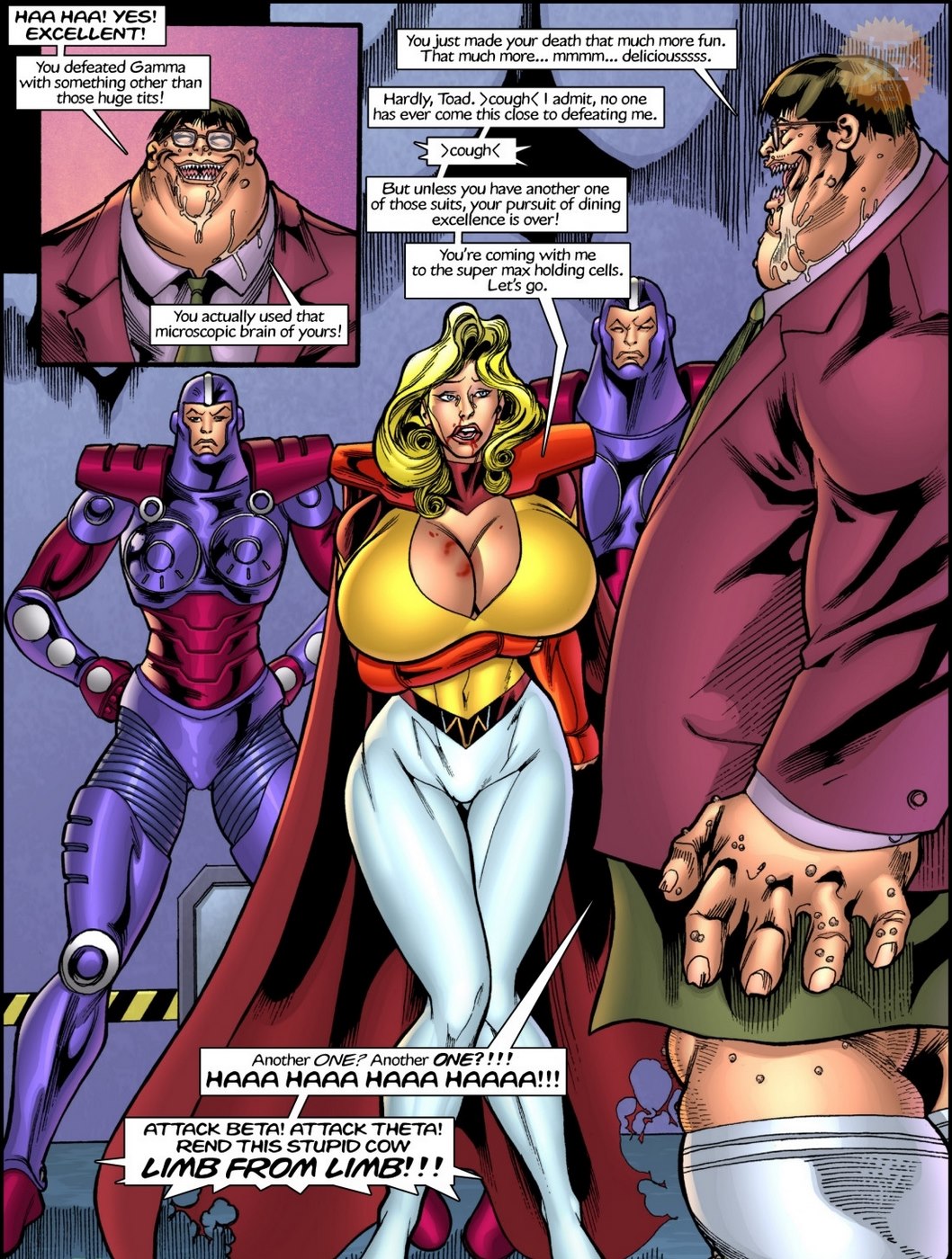 superheroine Trung tâm hùng mạnh Bò phần 3