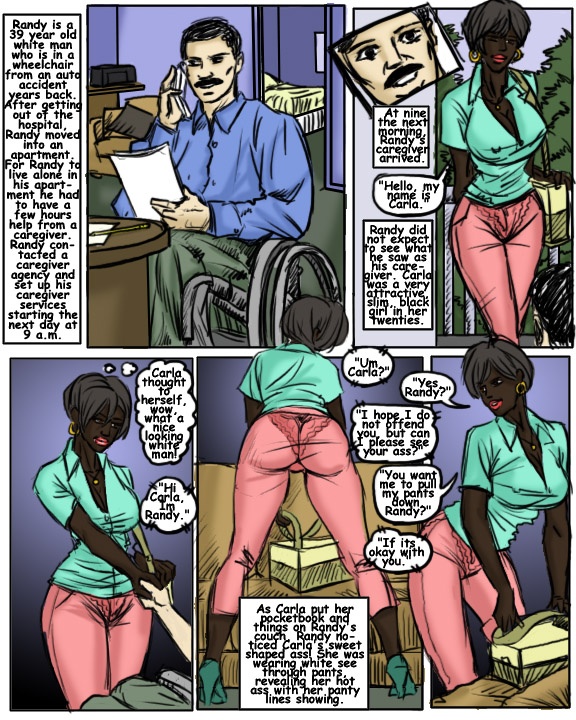The Caregiver- illustrated interracial