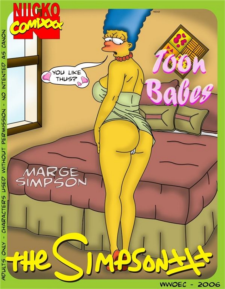 toon babes marge simpsons