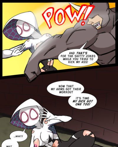 [Shiboobmura] The Rhino vs. Spider-Gwen (Spider-man)